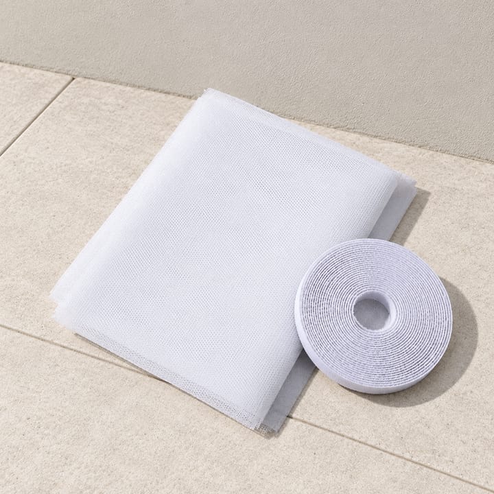 Nylon Hook-and-loop Window Screen Kit in White
