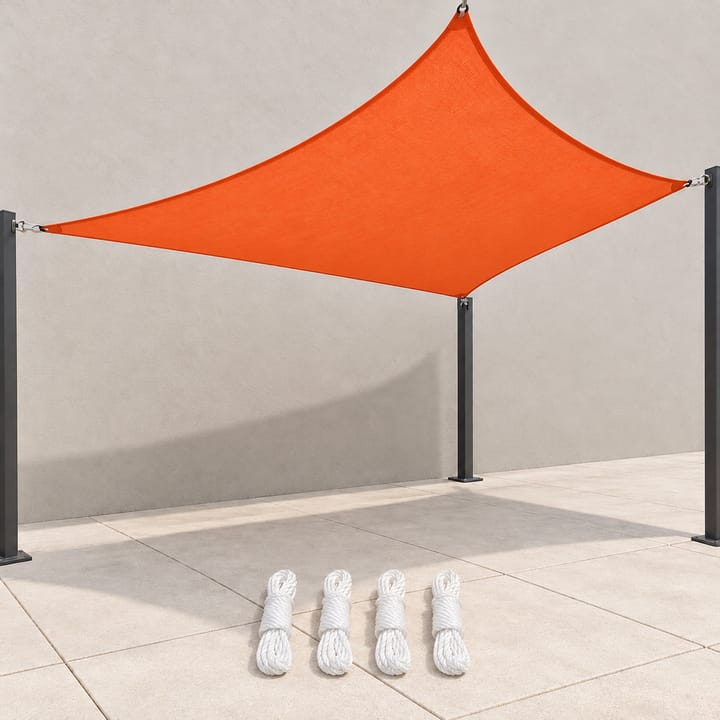 Harbor Rectangular Shade Sail, Orange