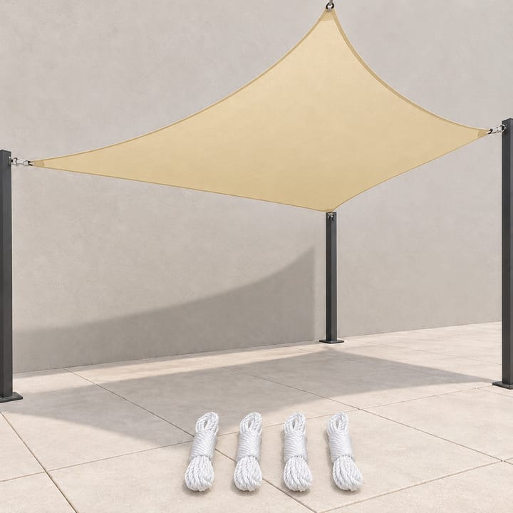Harbor Rectangular Shade Sail, Beige