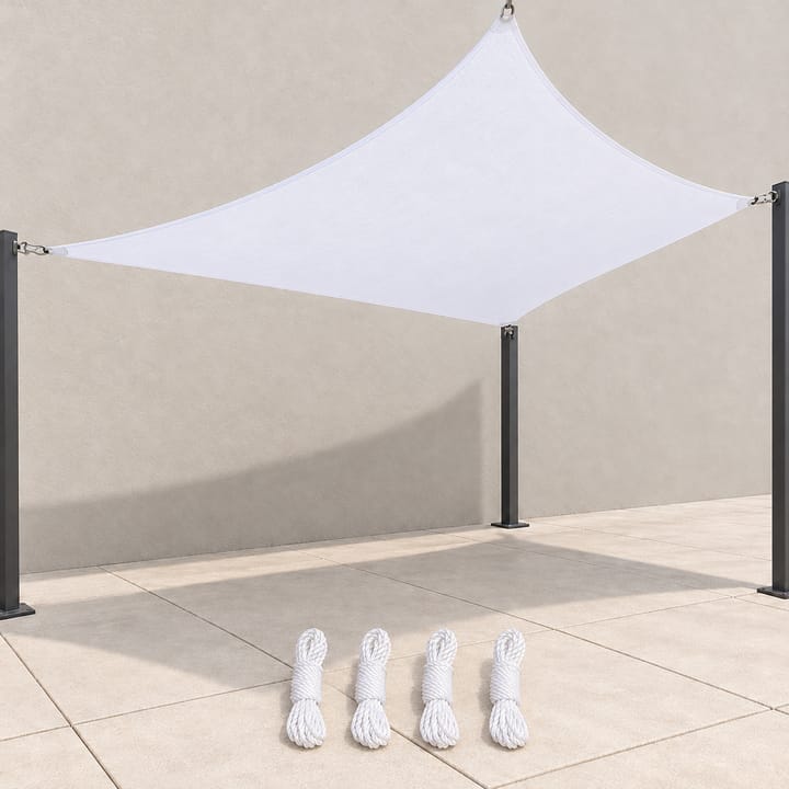 Harbor Rectangular Shade Sail, White