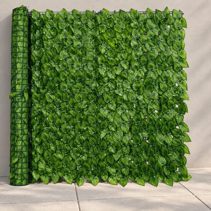 Ivy Leaf Grid Privacy Screen, Watermelon leaves