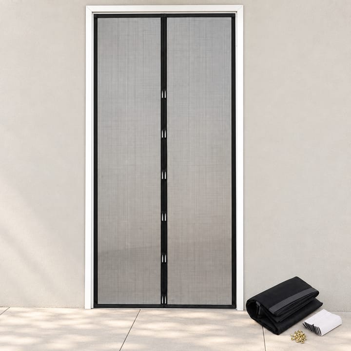 Flux Magnetic Mesh Door Screen in Black