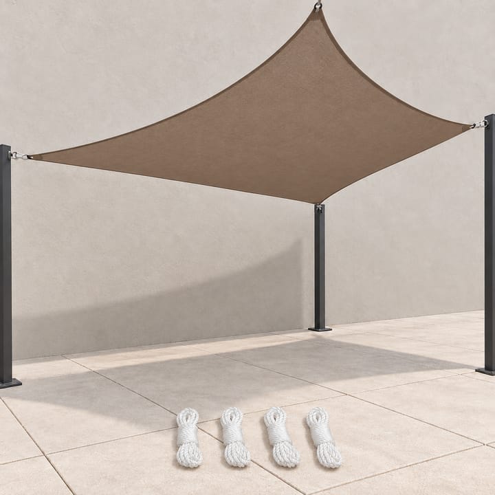 Harbor Rectangular Shade Sail, Coffee