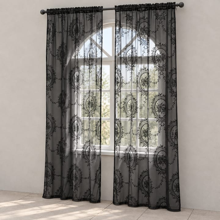 Veil Peony Lace Curtain Panel
