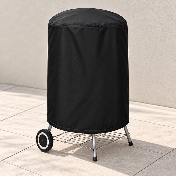 Round Grill Cover With Drawstring Hem, 24 x 41 in