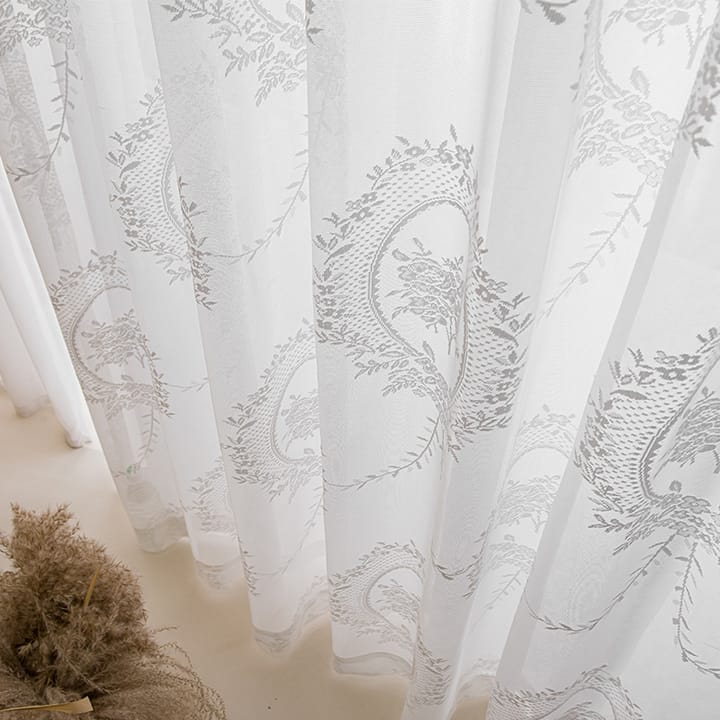 Peony Lace Outdoor Curtain Panel