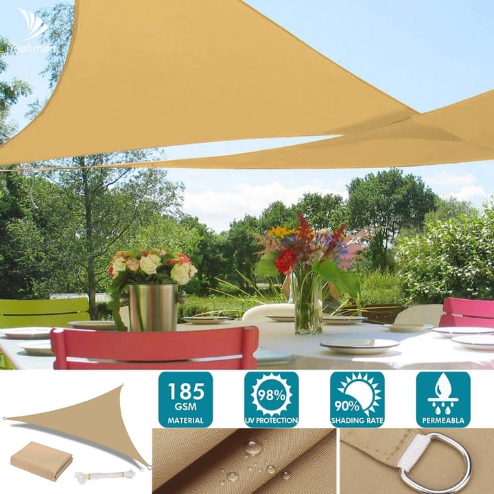 Harbor Triangle Shade Sail with Storage Bag
