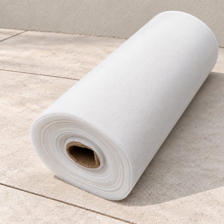 Tranquil Woven Screen Mesh Roll in White