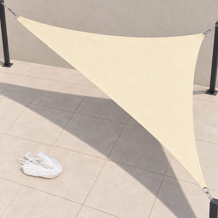 Harbor Triangle Shade Sail with Storage Bag, Beige