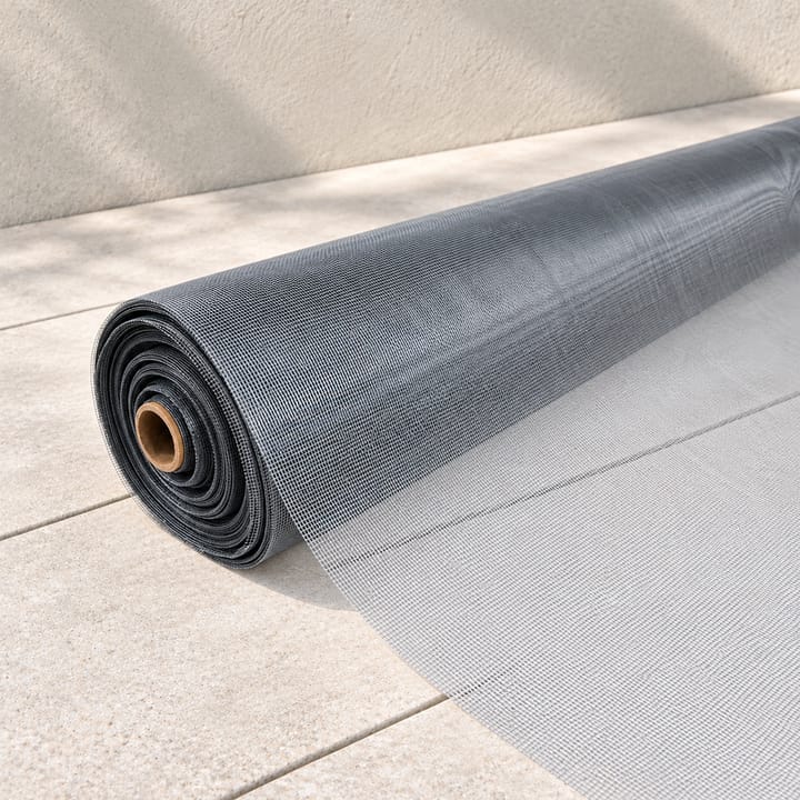Woven Mesh Window Screen Roll in Gray