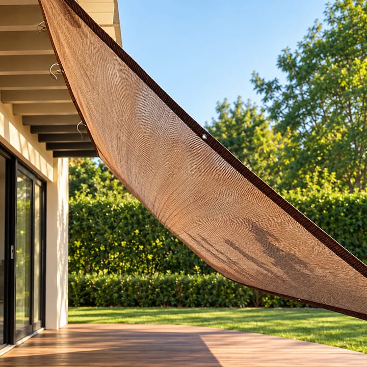 Haven Brown HDPE Sun Shade Net