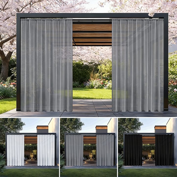 Haven Sheer Waterproof Outdoor Curtain