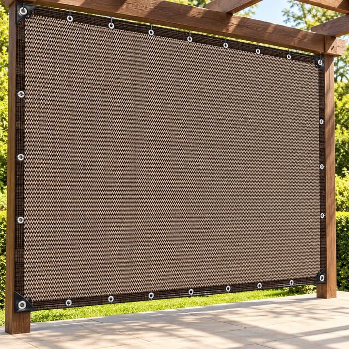 Haven Brown HDPE Sun Shade Net
