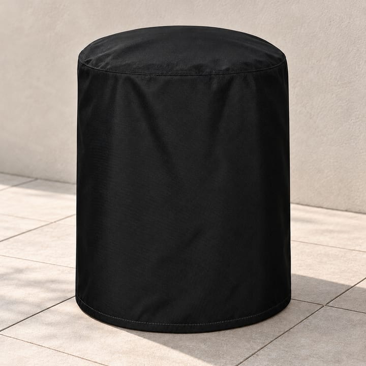 Round Grill Cover With Drawstring Hem, 24 x 28 in