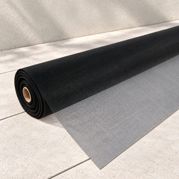 Woven Mesh Window Screen Roll in Black