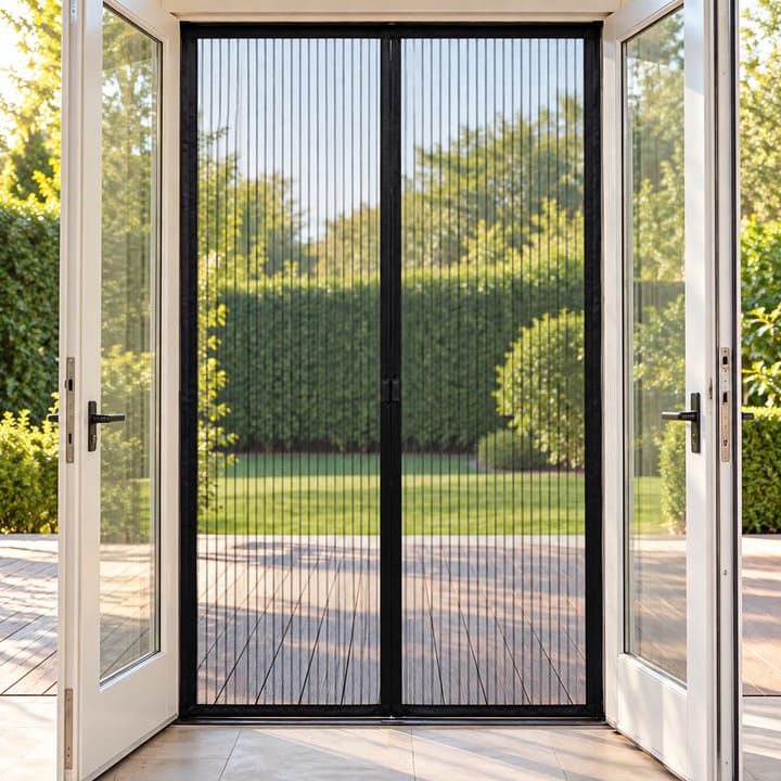 Magnetic Mesh Screen Door Curtain