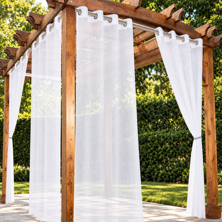 Halo Sheer Outdoor Curtain Panel