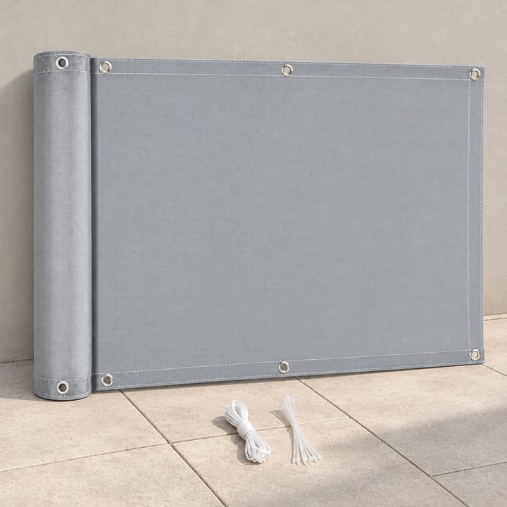 Oxford Balcony Privacy Screen in Light gray