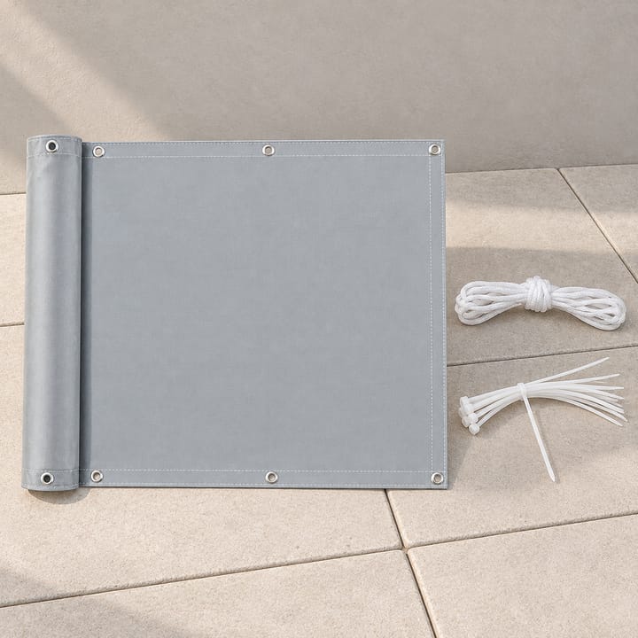 Railing Guard Balcony Privacy Screen in Light gray