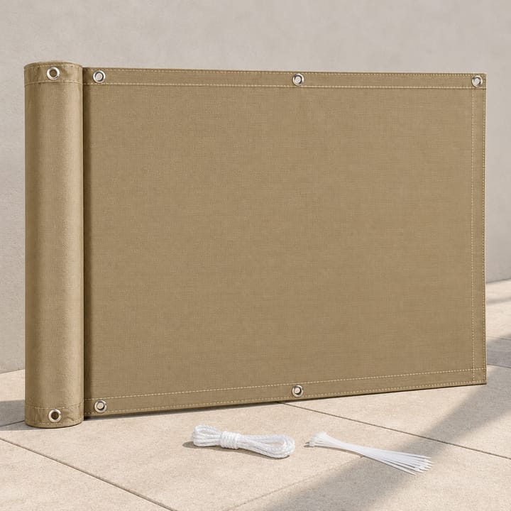 Oxford Balcony Privacy Screen in Sand