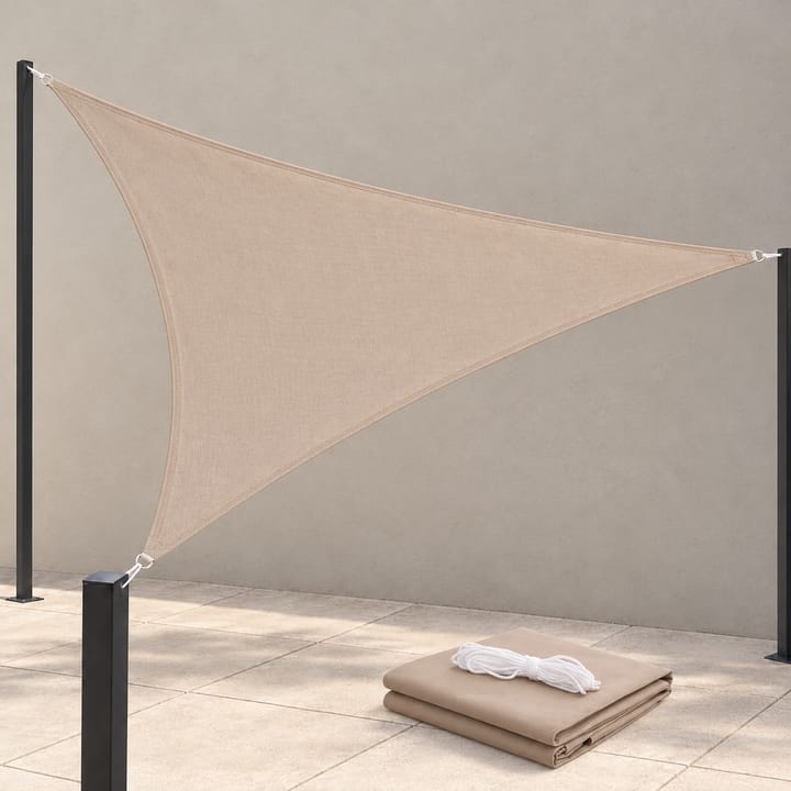 Harbor Triangle Shade Sail in Khaki