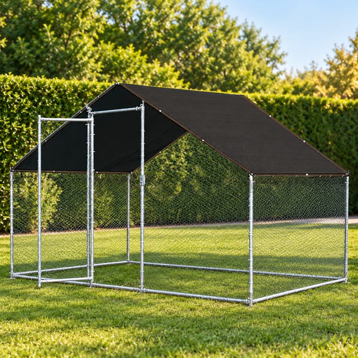 Black PE Shade Cloth With Grommets