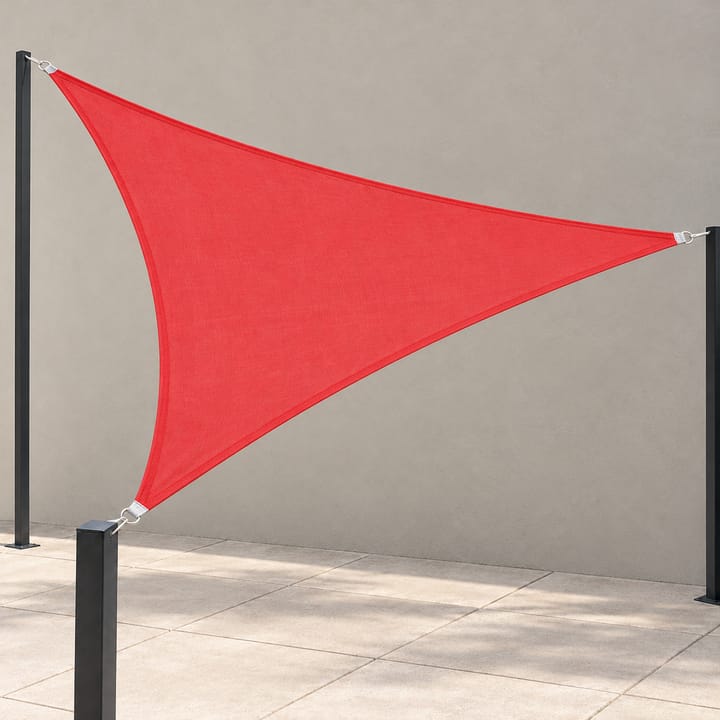 Harbor Triangle Shade Sail in Red