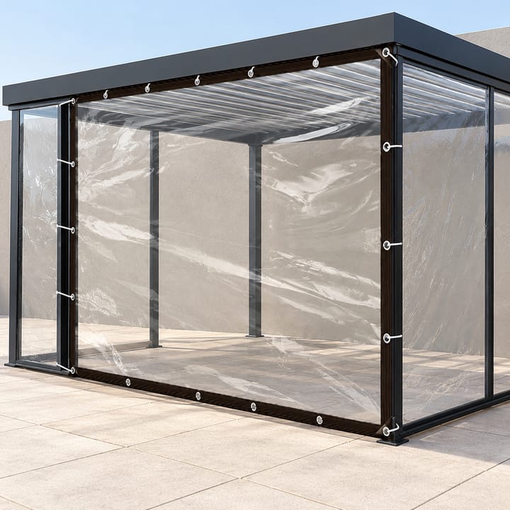 Clear PEVA Outdoor Curtain