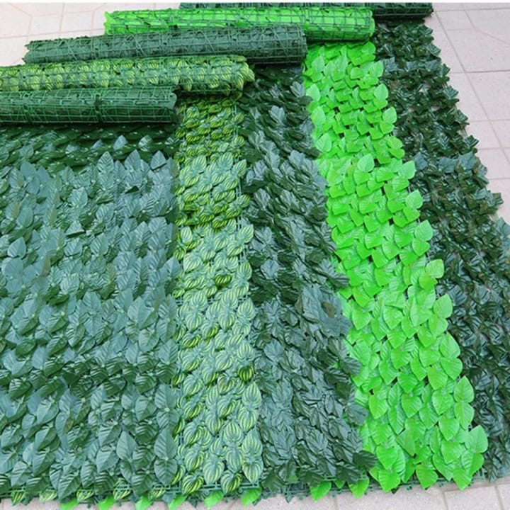 Faux Leaf Privacy Screen Panel