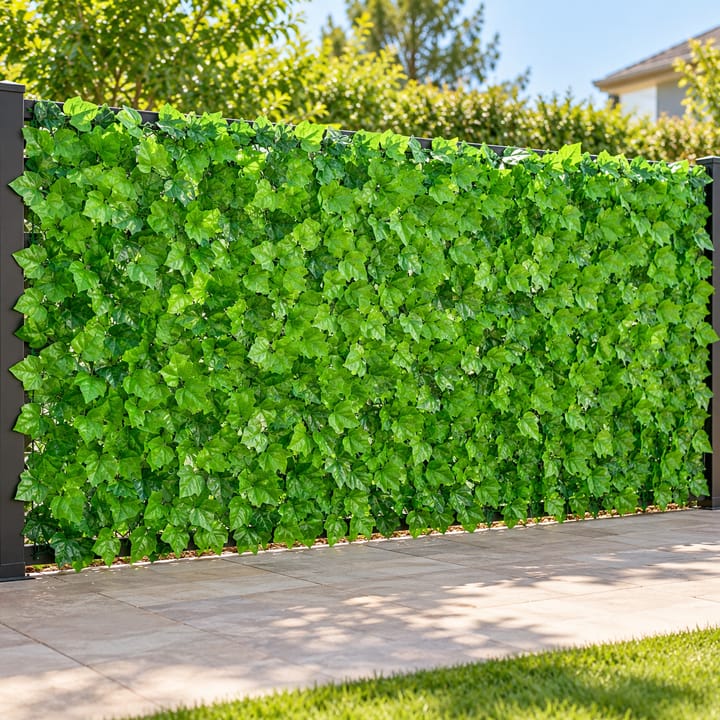 Faux Leaf Privacy Screen Panel