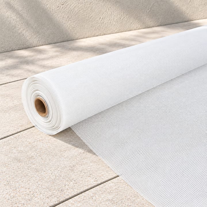 Woven Mesh Window Screen Roll in White