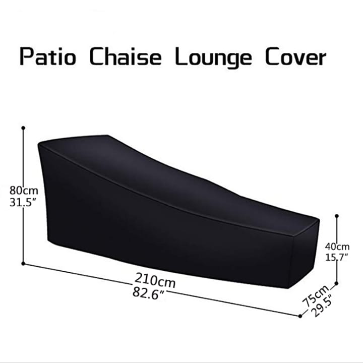 Haven Chaise Lounge Cover, 83 x 30 x 16 x 31 in