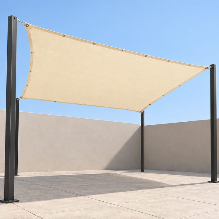 Harbor Waterproof Sun Shade Sail in Beige