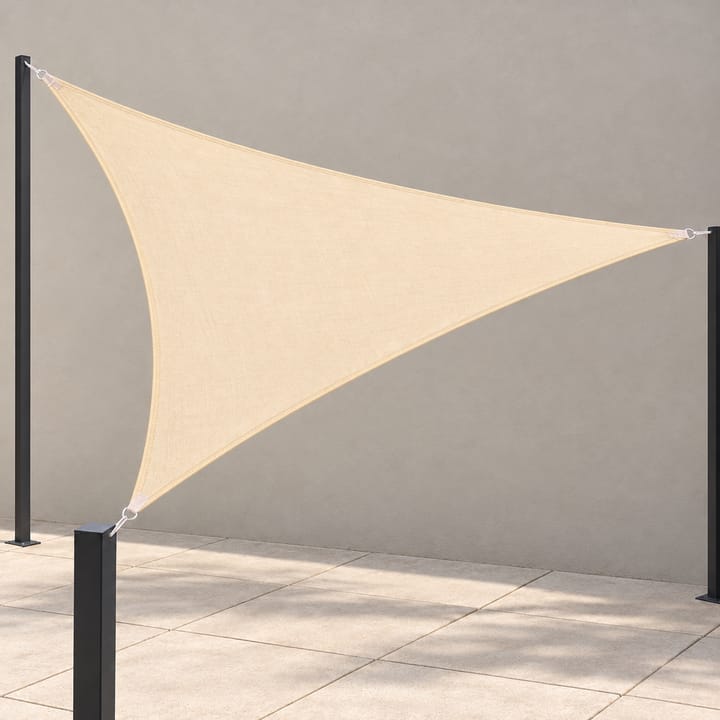 Harbor Triangle Shade Sail in Beige yellow