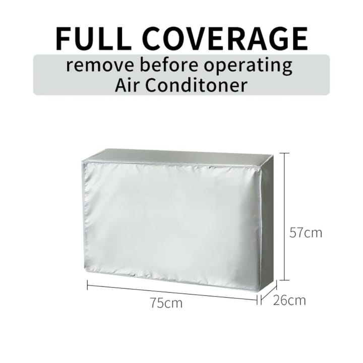 Silver Shield Outdoor AC Cover, 30 x 10 x 22 in
