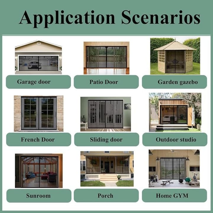 Magnetic Garage Door Screen