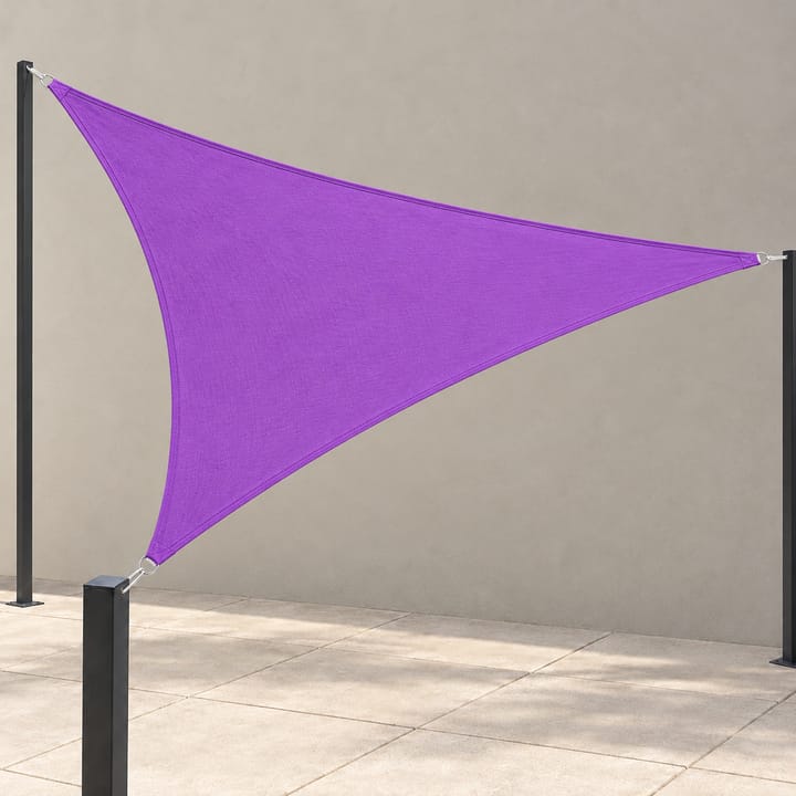 Harbor Triangle Shade Sail in Purple