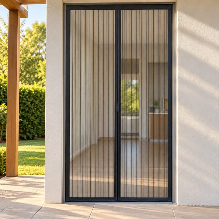 Magnetic Mesh Screen Door Curtain