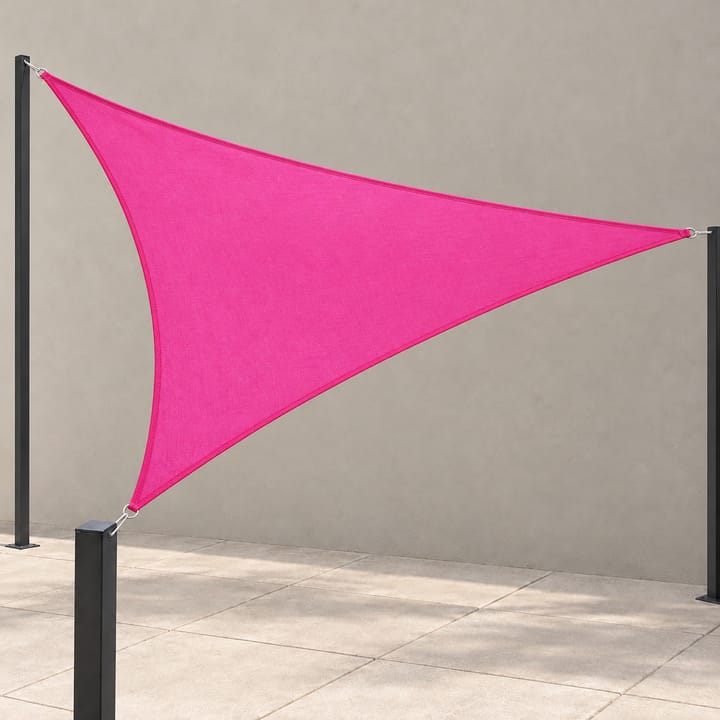 Harbor Triangle Shade Sail in Rose red